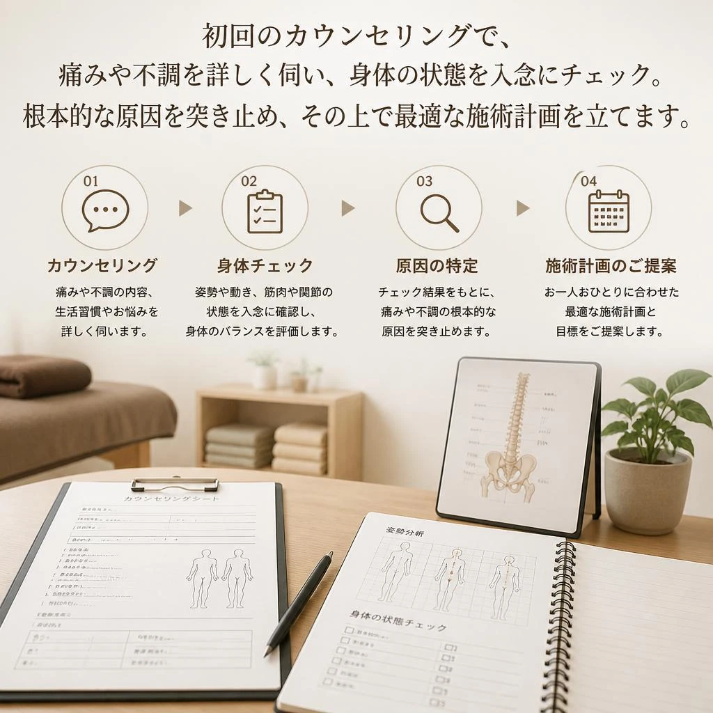 2. 症状の分析とカウンセリング