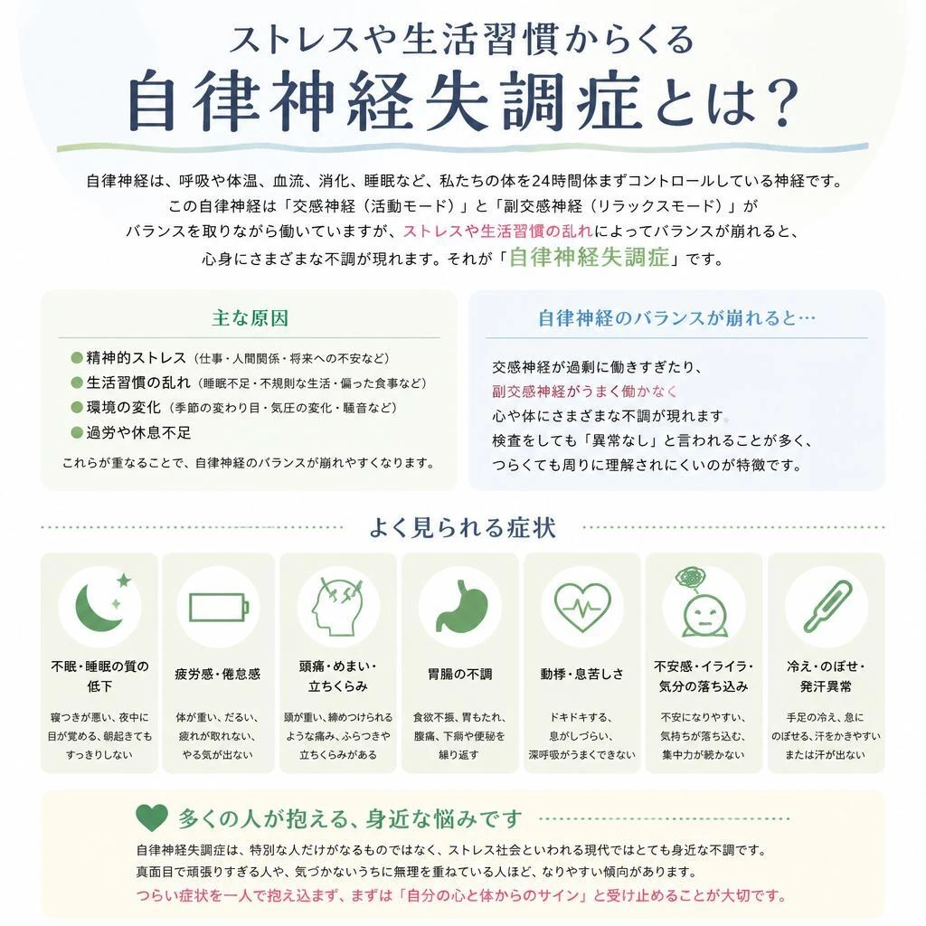自律神経失調症とその症状