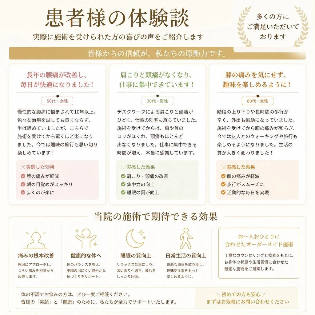 患者様の声