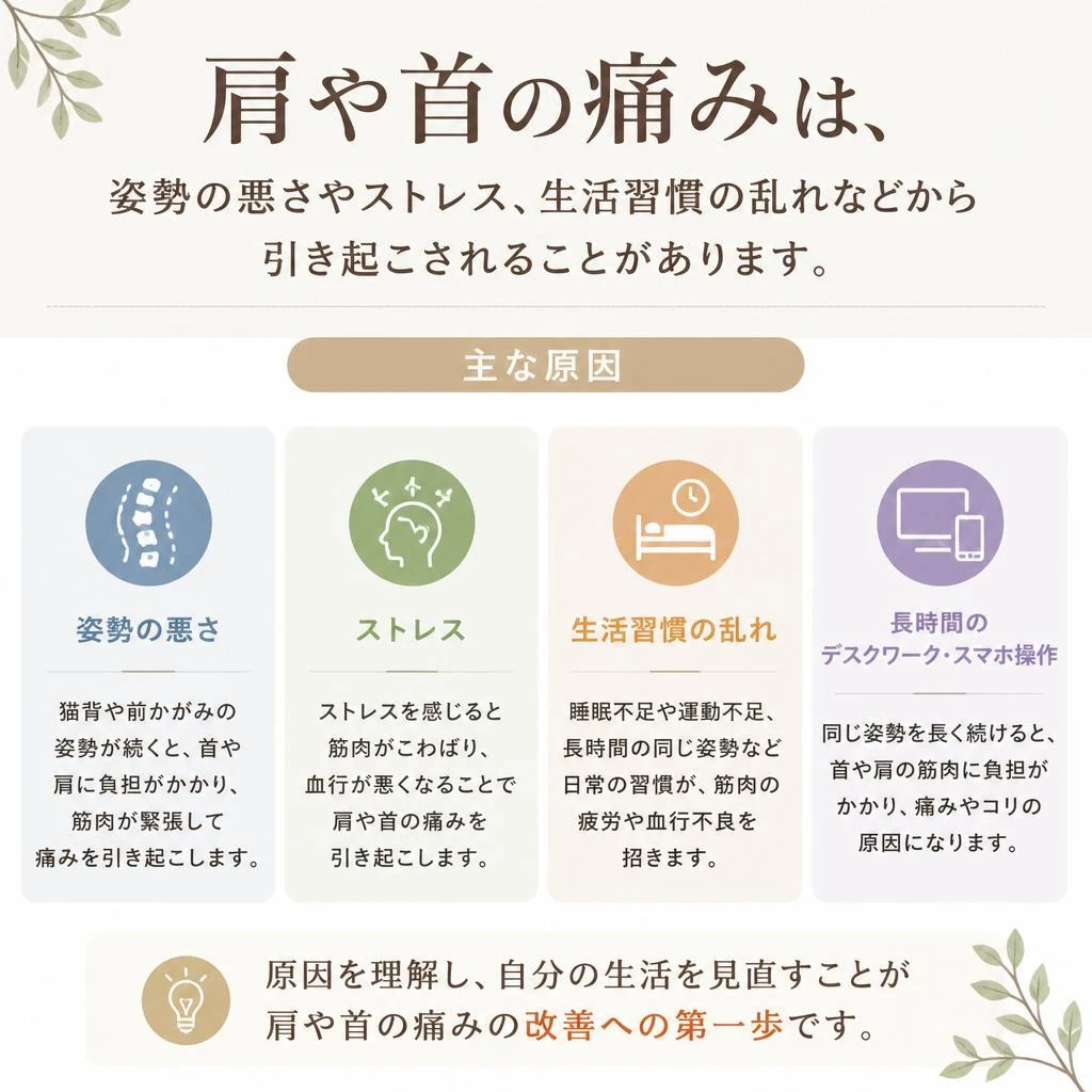 肩痛・首痛の原因とは？