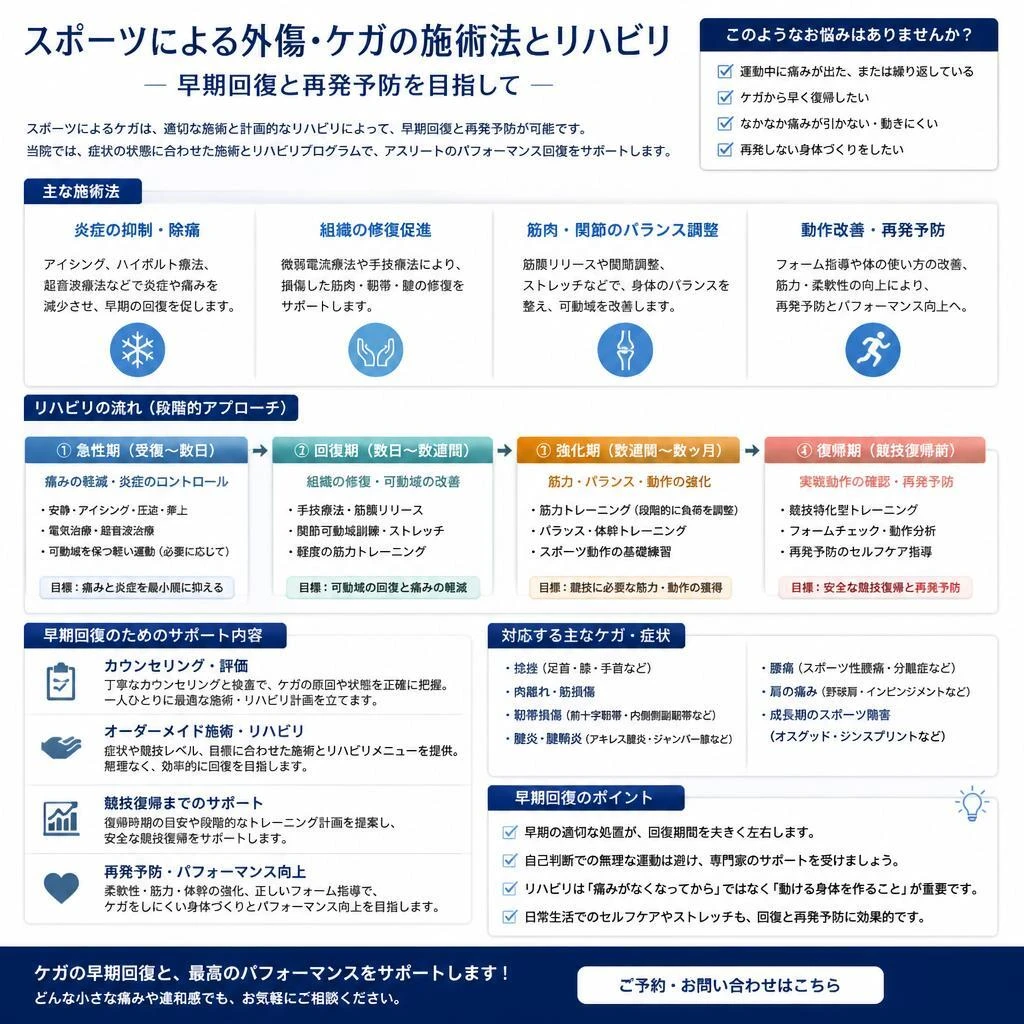 5. スポーツ外傷のリカバリー
