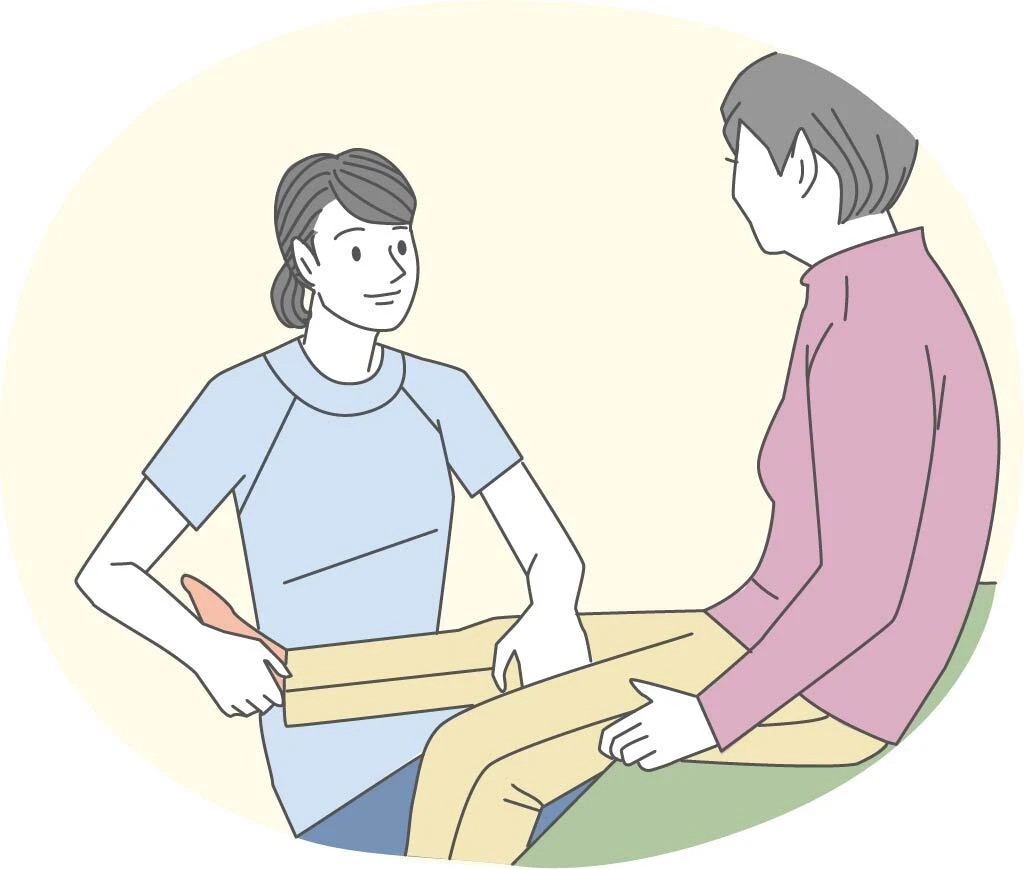 筋肉の緊張をほぐす手技療法