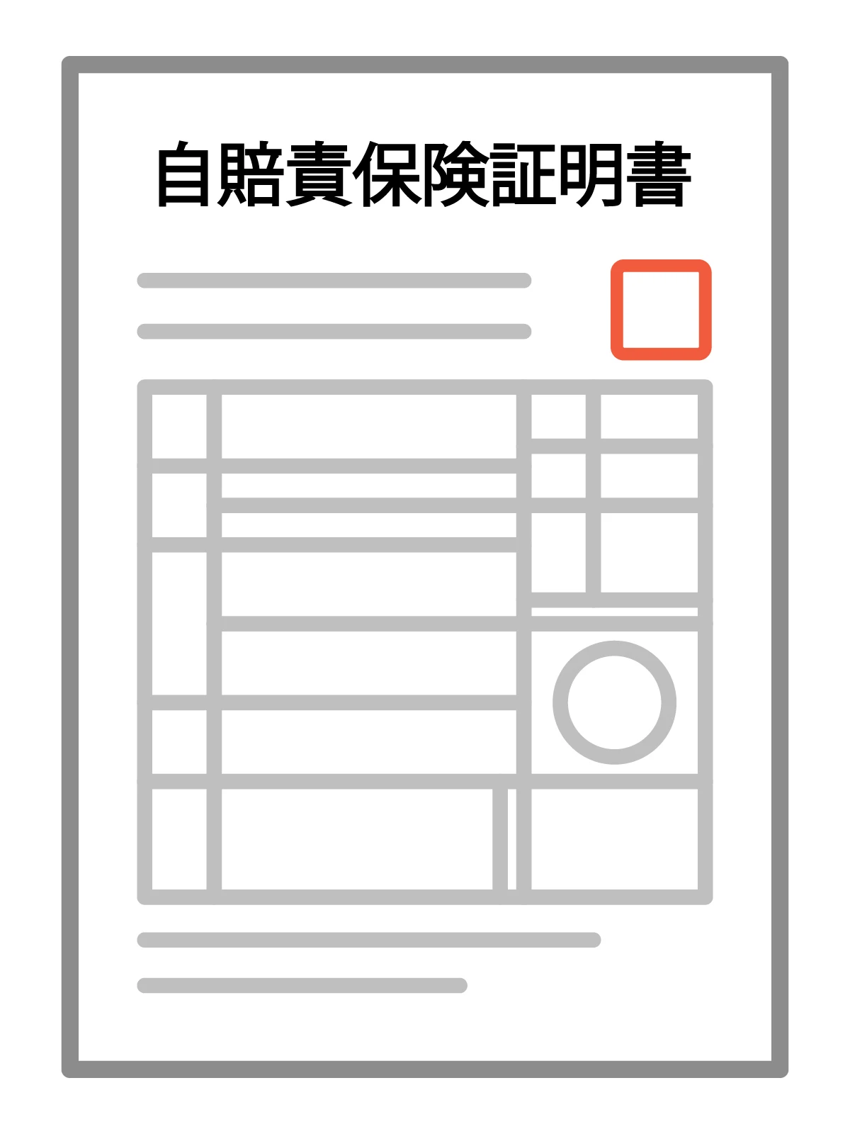 自賠責保険の重要性